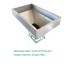 Banfluxion 12V 150W Electric Fertilizer Spreader Stainless Steel ATV Broadcast Spreader