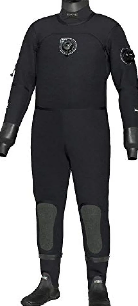 Bare D6 HD Pro Dry Mens Drysuit Black