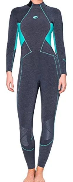 Bare Evoke 3mm Full Wetsuit Aqua Blue