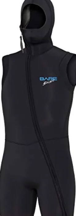 Bare Men’s Step-in Hooded Vest Black