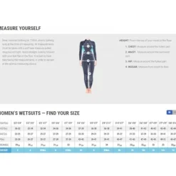 Bare 5mm Evoke Full Wetsuit Women’s Black Size 12