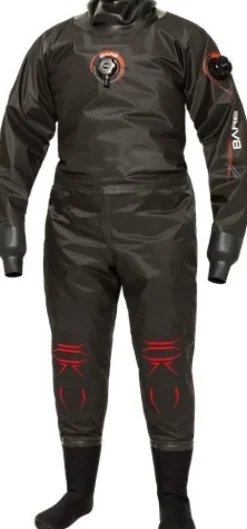 Bare Nex-Gen Pro Dry Men’s Diving Drysuit Large/Tall Black