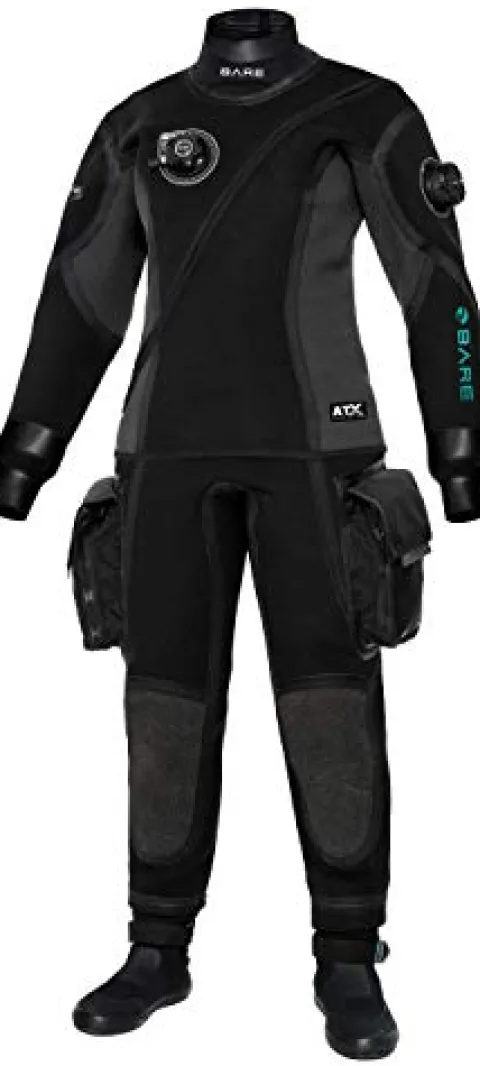 Bare Women’s Guardian Tech Drysuit X-Large Short Aqua