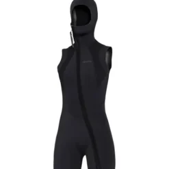 Bare Women’s 7MM Step-in Hooded Vest Black