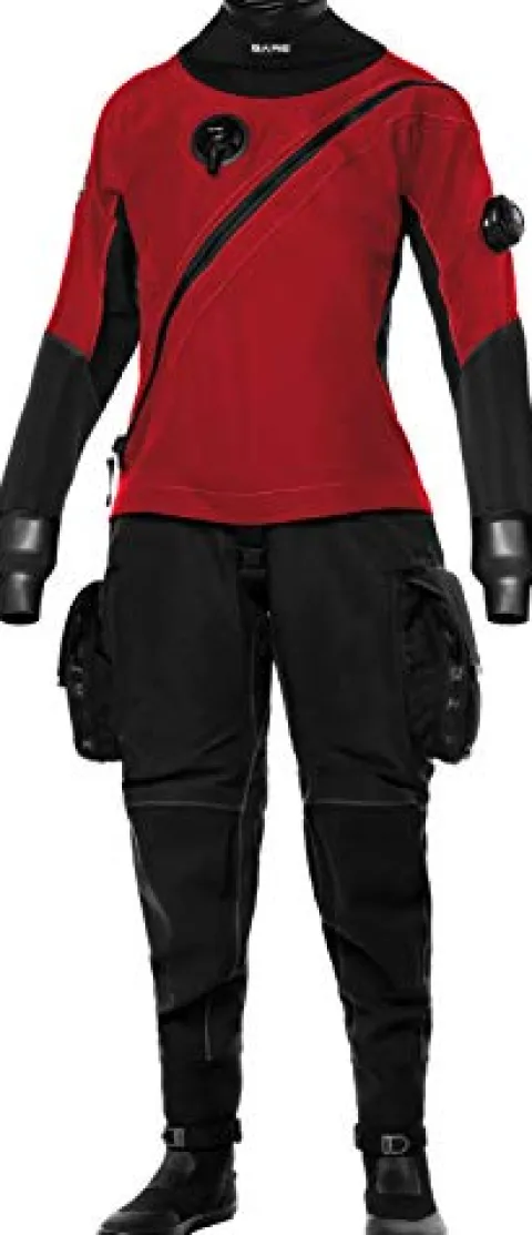 Bare Women’s X-Mission Evolution Tech Drysuit Red