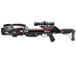 BARNETT Hyper Raptor Crossbow Package with 4×36 Scope, 3 HyperFlite Arrows Black