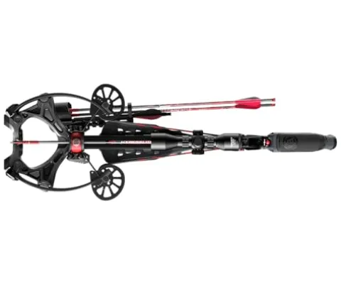 BARNETT Hyper Raptor Crossbow Package with 4×36 Scope, 3 HyperFlite Arrows Black