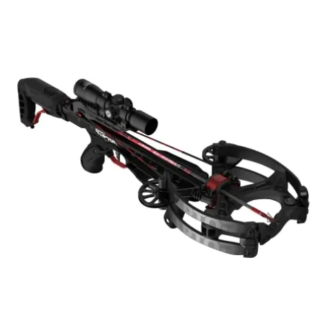 BARNETT Hyper Raptor Crossbow Package with 4×36 Scope, 3 HyperFlite Arrows Black