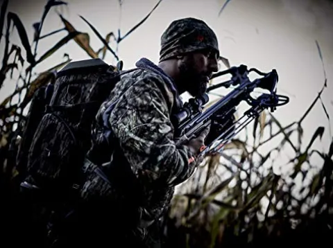 BARNETT HyperTac 420 Crossbow Package with 1.5-5×32 Scope, 3 Arrows, Quiver Mossy Oak Elements Terra