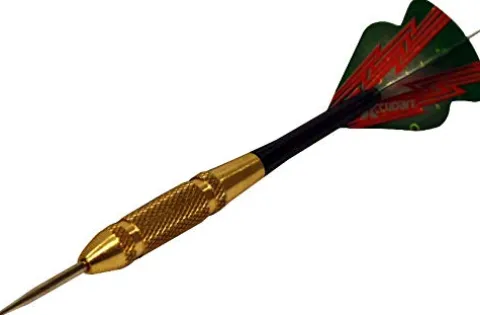 BARRINGTON 90 Inch Ball and Claw Leg Billiard Pool Table with Bonus Cue Rack and Dartboard Set Red