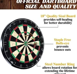 BARRINGTON 90 Inch Ball and Claw Leg Billiard Pool Table with Bonus Cue Rack and Dartboard Set Red