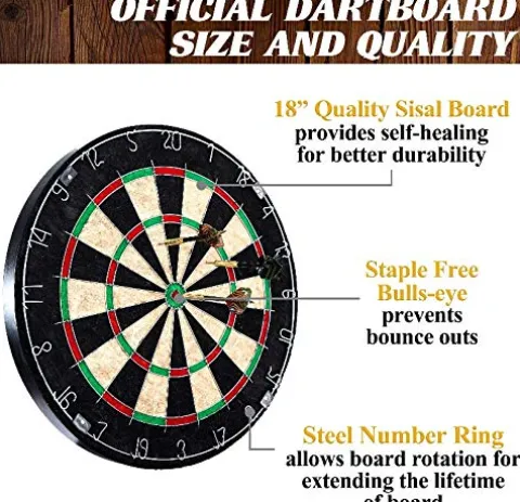 BARRINGTON 90 Inch Ball and Claw Leg Billiard Pool Table with Bonus Cue Rack and Dartboard Set Red