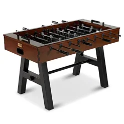 Barrington Billiards 56″ Allendale Collection Foosball Table Dark Wood Brown/Black