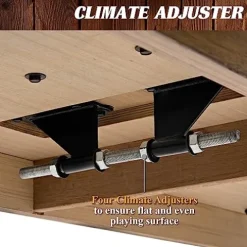 Barrington Billiards Coventry Shuffleboard Table Gray/Light Wood Grain/Dark Wood Grain