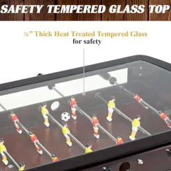 Barrington Billiards Foosball Coffee Table Wood Grain