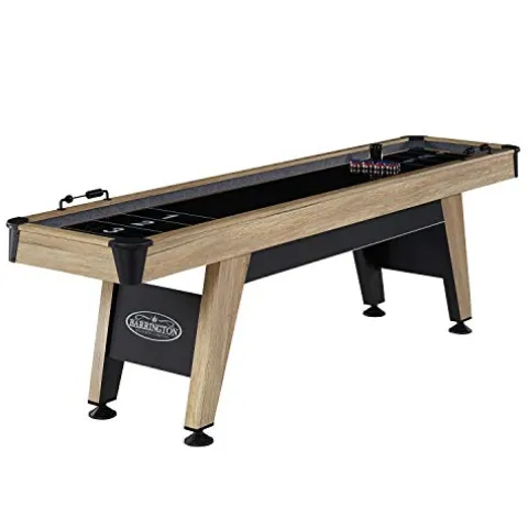 Barrington Billiards 9ft Wentworth Shuffleboard Table with Black Playfield