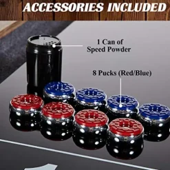 Barrington Billiards 9ft Wentworth Shuffleboard Table with Black Playfield