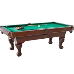 Barrington Billiards Pool Table Set Green/Dark Wood Grain