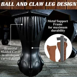 Barrington Billiards Pool Table Set Green/Dark Wood Grain