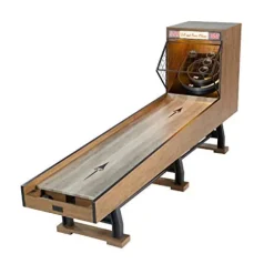 Barrington Billiards Roll and Score Game Set 10′ – Vintage Speedball Bowling Machine Tan/Black