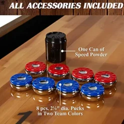 Barrington Billiards Urban Clyborne Shuffleboard Table Brown/Gray