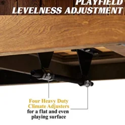 Barrington Billiards Urban Clyborne Shuffleboard Table Brown/Gray