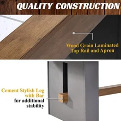 Barrington Billiards Urban Arcade Air Powered Hockey Wood Grain/Cement