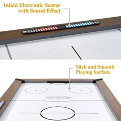 Barrington Billiards Urban Arcade Air Powered Hockey Wood Grain/Cement