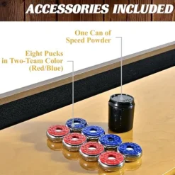 Barrington Billiards Urban Shuffleboard Table Gray/Brown