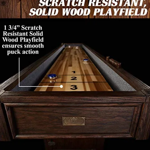 Barrington Billiards Webster Shuffleboard Table Gray