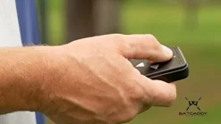 BAT-CADDY ELECTRIC GOLF CADDY BATCADDY X8R Advanced Lithium Golf Push Cart Titanium Silver