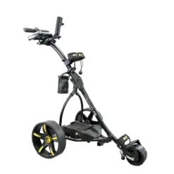 BAT-CADDY ELECTRIC GOLF CADDY BATCADDY X3R Advanced Lithium 36-Hole Golf Push Cart Phantom Black