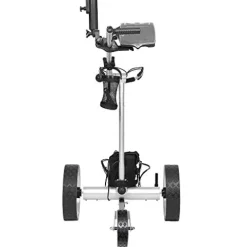 BAT-CADDY ELECTRIC GOLF CADDY X4R Remote Golf Push Cart Titanium Silver
