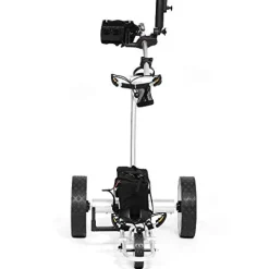 BAT-CADDY ELECTRIC GOLF CADDY X4R Remote Golf Push Cart Titanium Silver