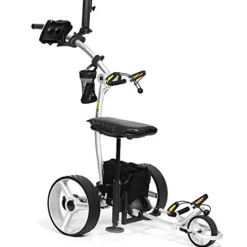 BAT-CADDY ELECTRIC GOLF CADDY X4R Remote Golf Push Cart Titanium Silver