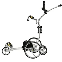 BAT-CADDY ELECTRIC GOLF CADDY X8R Remote Control Golf Push Cart Titanium Silver