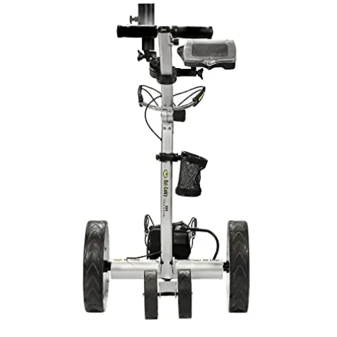 BAT-CADDY ELECTRIC GOLF CADDY X8R Remote Control Golf Push Cart Titanium Silver