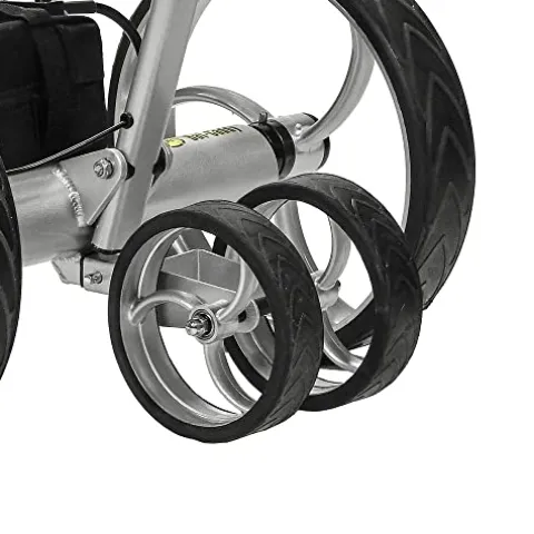 BAT-CADDY ELECTRIC GOLF CADDY X8R Remote Control Golf Push Cart Titanium Silver