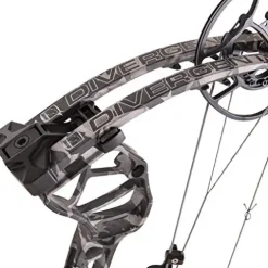 Bear Archery Divergent One Nation RH 60″ Bow Black & White