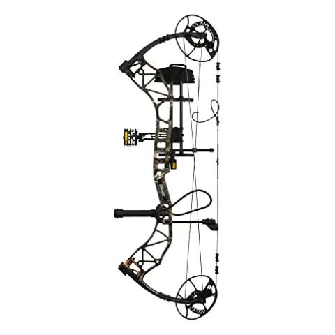 Bear Archery Resurgence Ready to Hunt Compound Bow Package 60 lb Left Hand Mossy Oak Break Up Country DNA