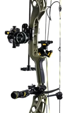 Bear Archery The Hunting Public Adapt 2+ Ready to Hunt Compound Bow Package Right Hand Throwback Green