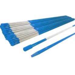 BEAR FLAG EDITION Pack of 1000 Blue Snow Stakes 48 Inches Long