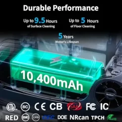 Beatbot AquaSense Pro Cordless Pool Robot Vacuum Navy Blue (Renewed)