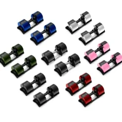 Bells of Steel Adjustable Dumbbells Set 5-80 lb Pink