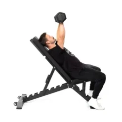 Bells of Steel Adjustable Weight Bench Black
