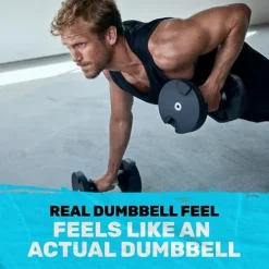 Bells of Steel Adjustable Dumbbells Set 5-50lb Ash