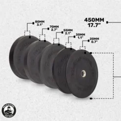 Bells of Steel Bumper Plates Black