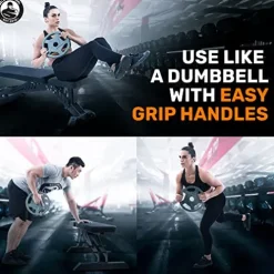 Bells of Steel Cast Iron Weight Plates Mighty Grip Olympic Plates Gray