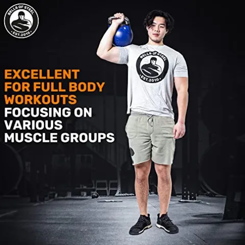 Bells of Steel Competition Kettlebell – Commercial and Home Gym – Strength Training – 36 kg Grey