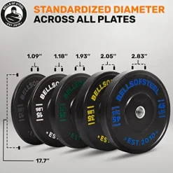 Bells of Steel Dead Bounce Conflict Bumper Plates – Olympic Weight Set